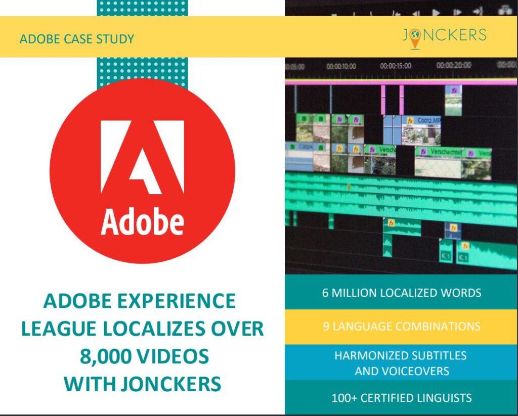 Adobe localizing videos